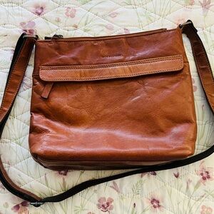 Brown Leather Crossbody Bag